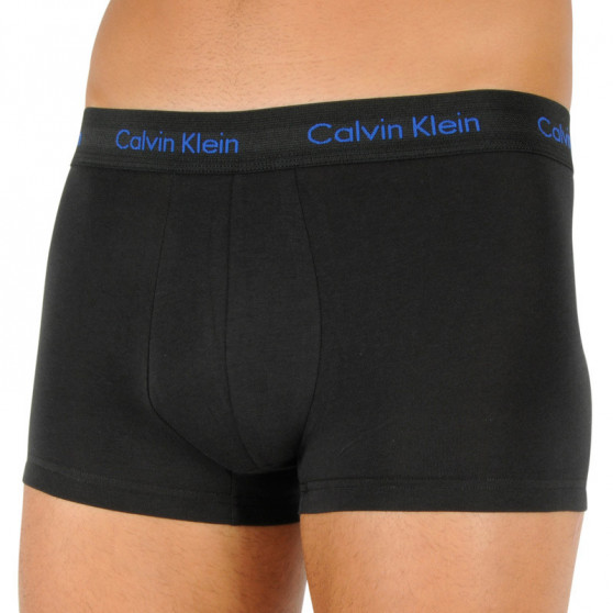 3PACK Moške boksarice Calvin Klein črne (U2664G-WHN)