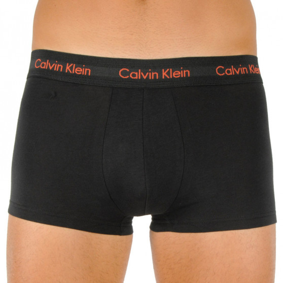 3PACK Moške boksarice Calvin Klein črne (U2664G-WHN)