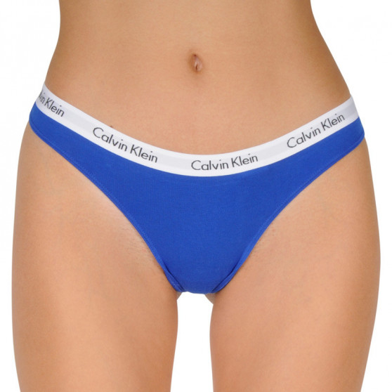 3PACK ženske tangice Calvin Klein večbarvne (QD3587E-W5N)