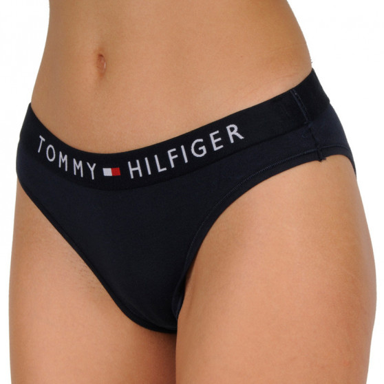Ženske hlačke Tommy Hilfiger temno modra (UW0UW01566 416)
