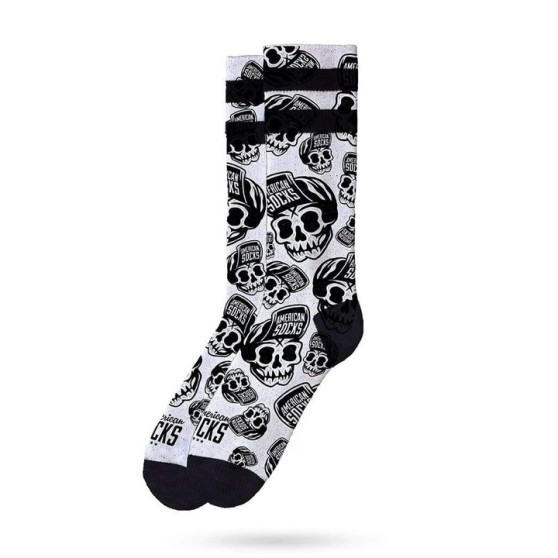 Nogavice American Socks Skater Skull (AS048)