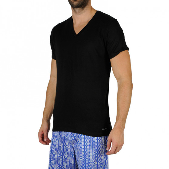3PACK Moška majica Calvin Klein črne (NB4012A-001)