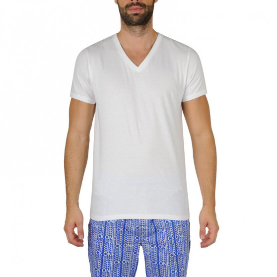 3PACK Moška majica Calvin Klein bela (NB4012A-100)