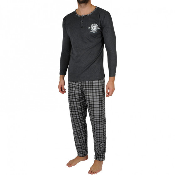 Moška pižama La Penna temno siva (LAP-K-18014)