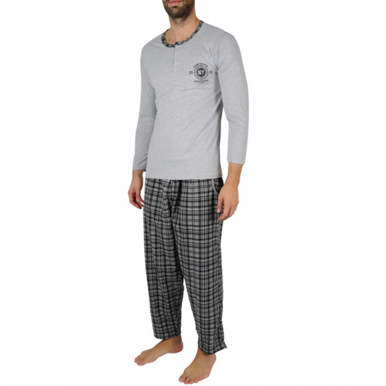 Moška pižama La Penna svetlo siva (LAP-K-18014)