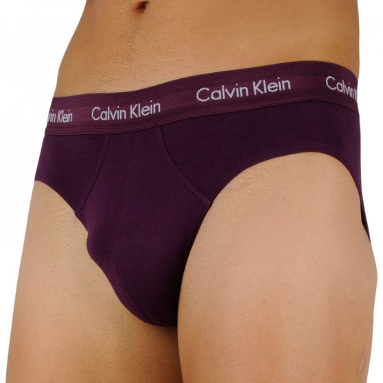 3PACK moške hlačke Calvin Klein večbarvne (U2661G-WHF)