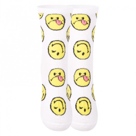 Otroške nogavice E plus M Smiley bela (SMILEY-A)