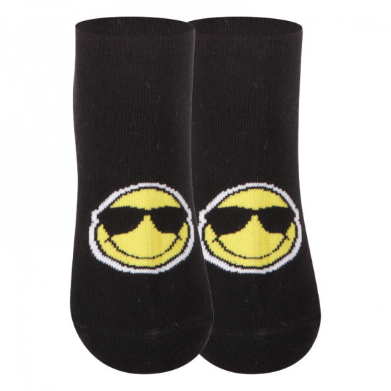 Otroške nogavice E plus M Smiley črna (SMILEY-E)