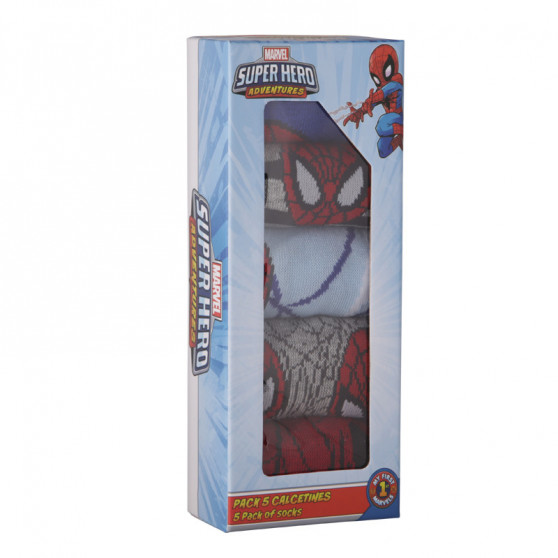 5PACK otroške nogavice Cerdá Spiderman večbarvne (2200007418)