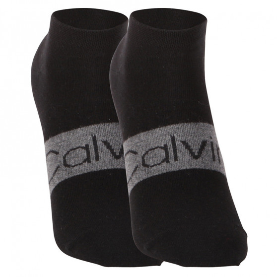 2PACK nogavice Calvin Klein nizke črne (701218712 002)
