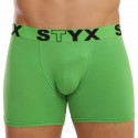 Moške boksarice Styx dolge športna guma zelene (U1069)