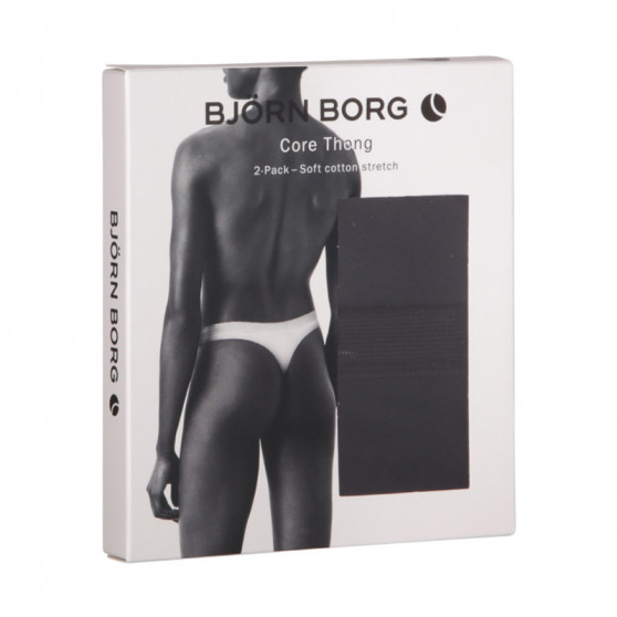 2PACK ženske tangice Bjorn Borg črne (10000162-MP001)