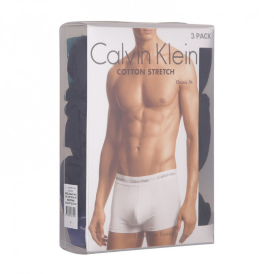 3PACK Moške boksarice Calvin Klein črne (U2664G-WHJ)