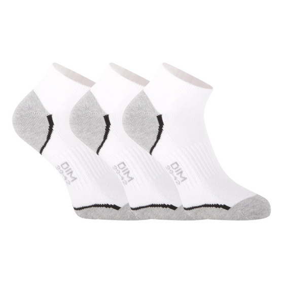 3PACK ženske nogavice DIM nizke bele (DI0005US-A01)