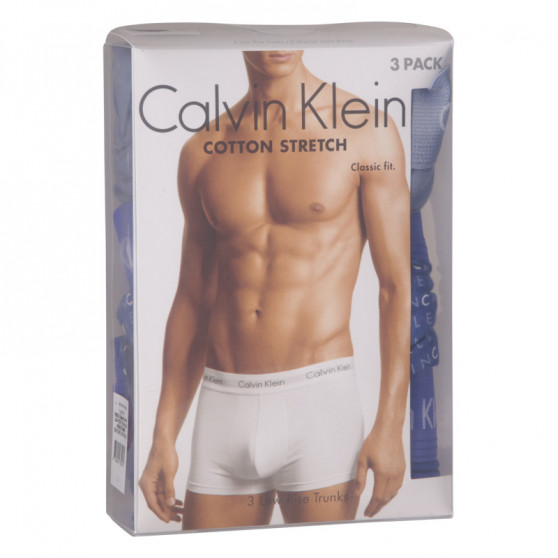 3PACK moške boksarice Calvin Klein modre (U2664G-WHV)