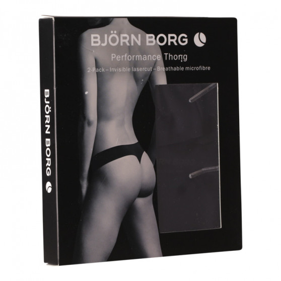2PACK ženske tangice Bjorn Borg črne (10000159-MP001)