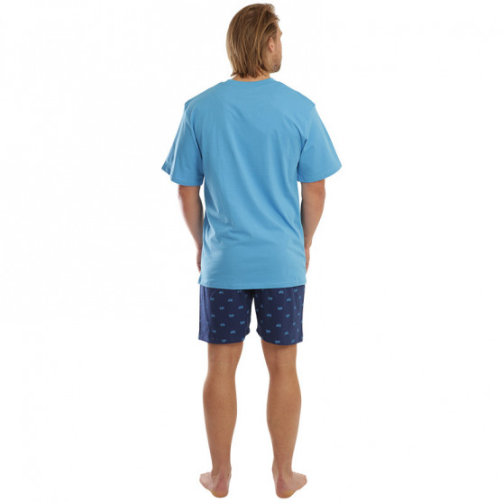 Moška pižama Gino modra (79108)