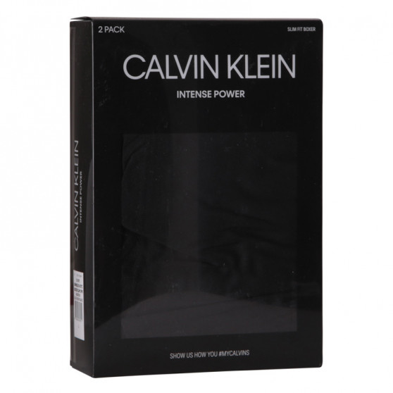 2PACK moške boksarice Calvin Klein večbarvne (NB2637A-XYC)