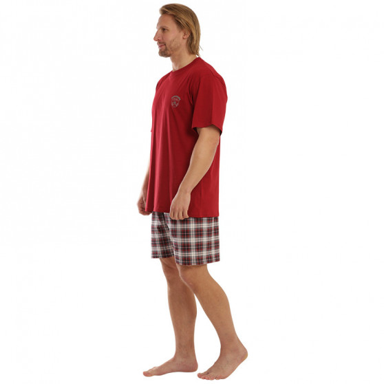 Moška pižama Gino rdeča (79112)