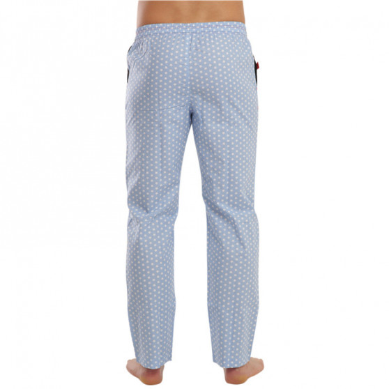 Moške spalne hlače Emes zvezde na svetlo modri barvi (004K)