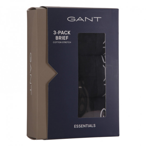 3PACK moške hlačke Gant črna (900003001-005)