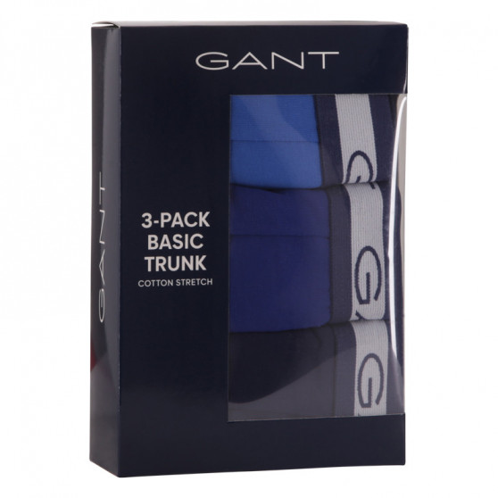 3PACK moške boksarice Gant modre (902033153-405)