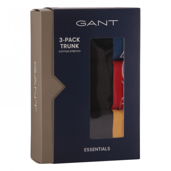3PACK Moške boksarice Gant črne (902133003-005)
