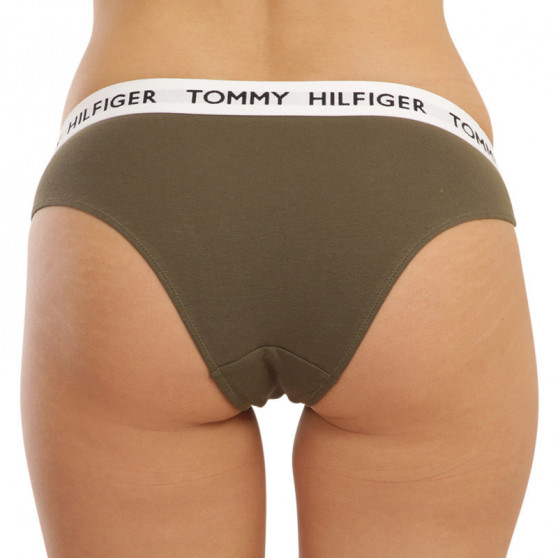 Ženske hlačke Tommy Hilfiger zelena (UW0UW02193 RBN)