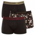 3PACK Moške boksarice Jack and Jones večbarvne (12194284 - black)