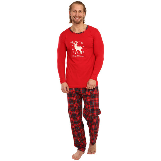 Moška pižama La Penna rdeča (LAP-K-18004)
