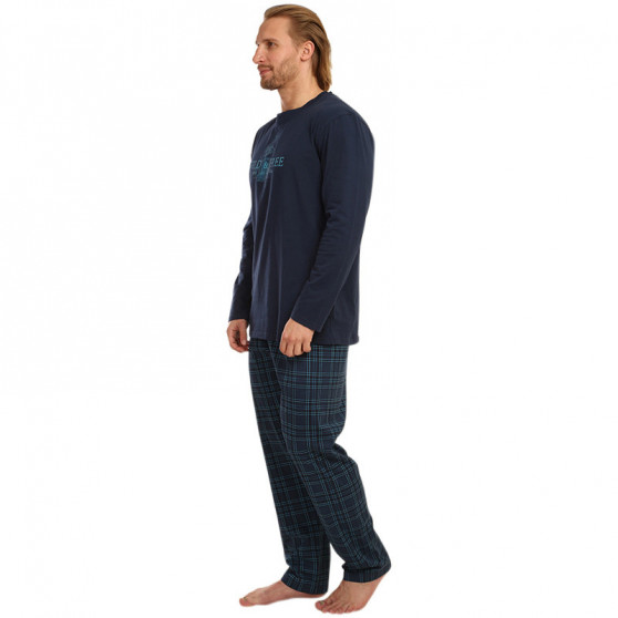 Moška pižama Gino temno modra (79121)