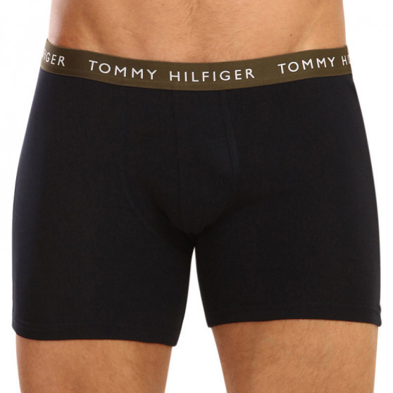 3PACK moške boksarice Tommy Hilfiger temno modre (UM0UM02326 0SK)