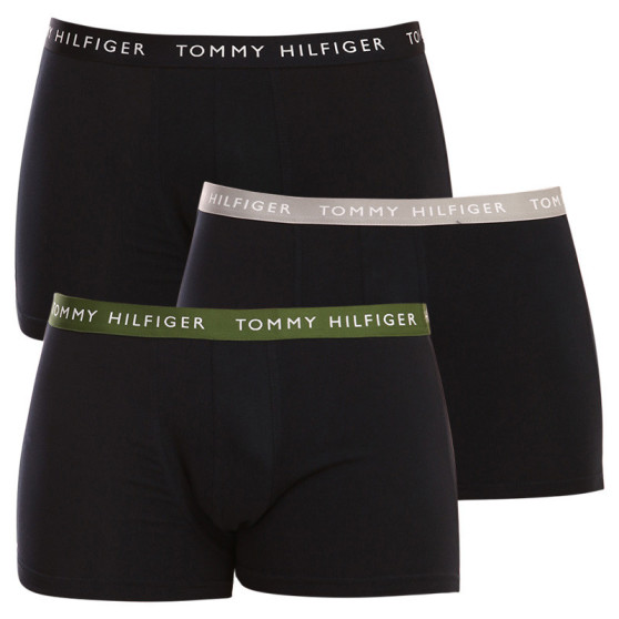 3PACK moške boksarice Tommy Hilfiger temno modre (UM0UM02324 0U8)