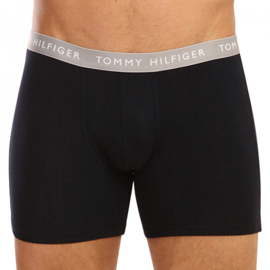 3PACK moške boksarice Tommy Hilfiger temno modre (UM0UM02324 0U8)