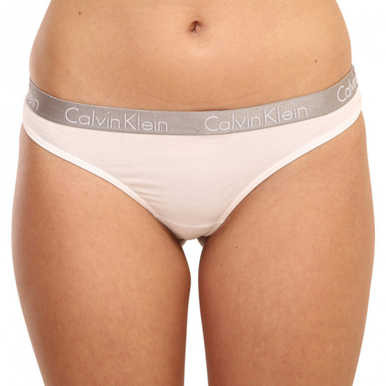 3PACK ženske tangice Calvin Klein večbarvne (QD3560E-W5E)