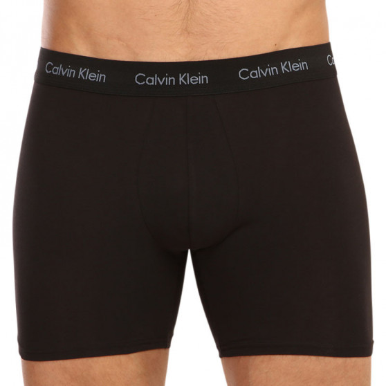 3PACK Moške boksarice Calvin Klein črne (NB1770A-X09)