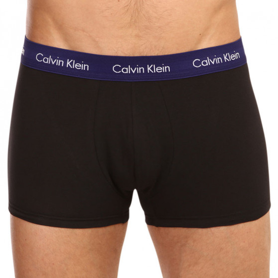3PACK Moške boksarice Calvin Klein črne (U2664G-WHX)