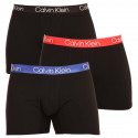 3PACK Moške boksarice Calvin Klein črne (NB2971A-XYD)