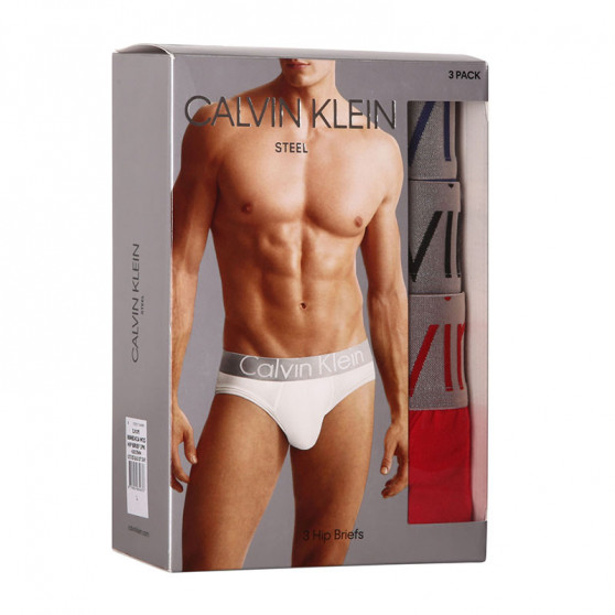 3PACK moške hlačke Calvin Klein večbarvne (NB2452A-W2G)