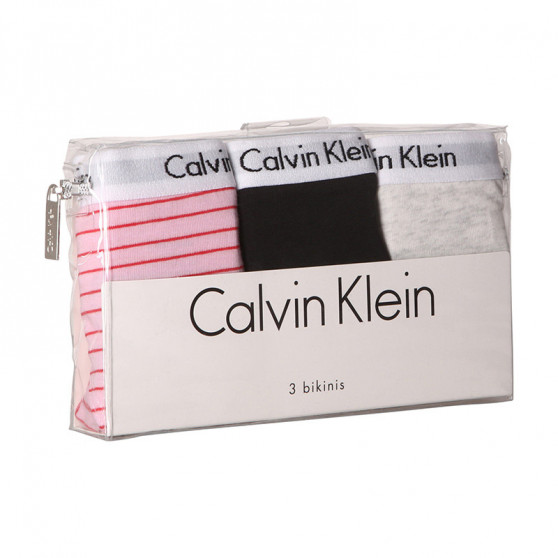 3PACK ženske hlačke Calvin Klein večbarvne (QD3588E-W5A)