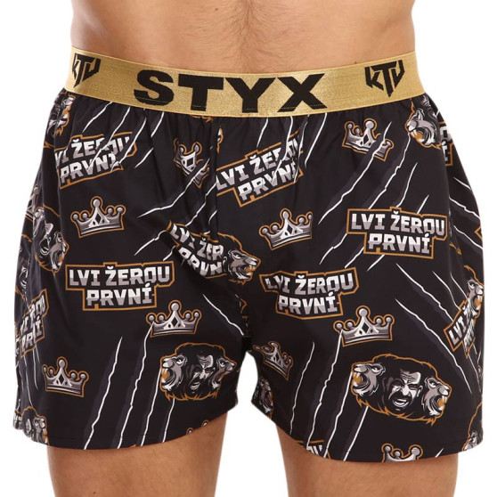 Moške boksarice Styx art / KTV športna guma - zlata guma - omejena izdaja (BTZ960)