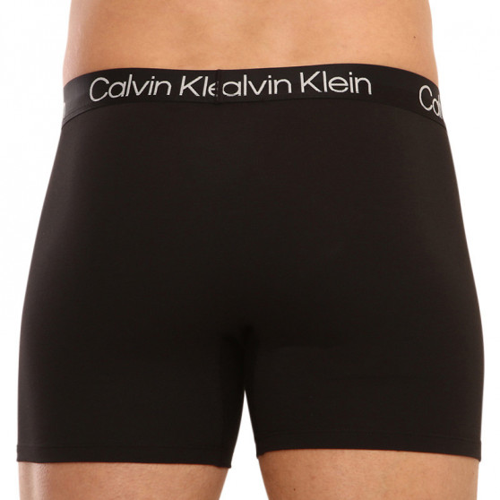 3PACK Moške boksarice Calvin Klein črne (NB2971A-UWA)