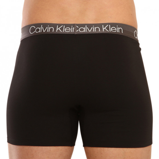 3PACK Moške boksarice Calvin Klein črne (NB2971A-UWA)