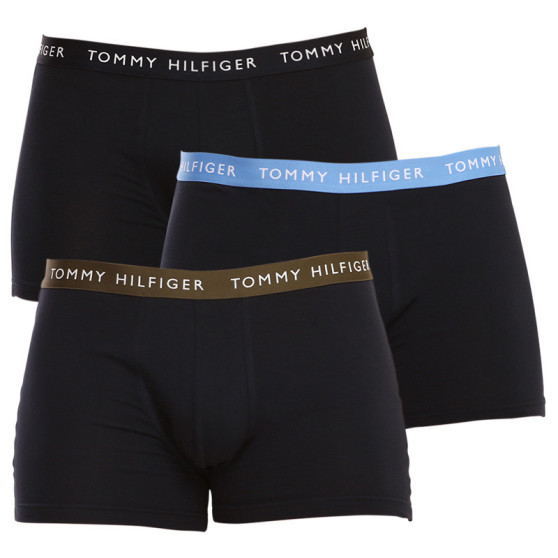 3PACK moške boksarice Tommy Hilfiger temno modre (UM0UM02324 0V2)