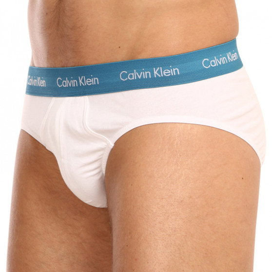 3PACK moške hlačke Calvin Klein bele (U2661G-1TS)