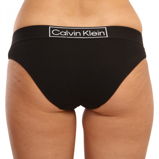 Ženske hlačke Calvin Klein črne prevelike (QF6824-UB1)