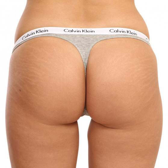 3PACK ženske tangice Calvin Klein prevelike večbarvne (QD3800E-13X)