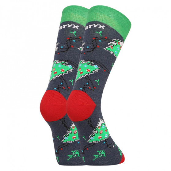 Vesele nogavice Styx visoko božič (H1450)