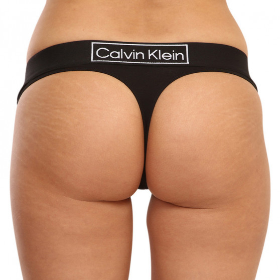 Ženske tangice Calvin Klein črne (QF6774E-UB1)