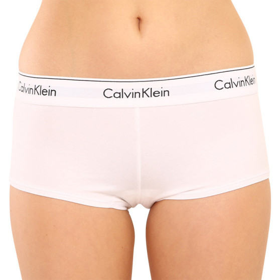 Ženske hlačke Calvin Klein boyshort bele (F3788E-100)